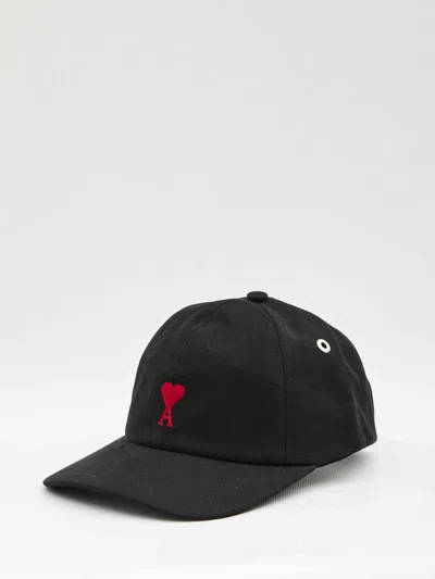 Ami Alexandre Mattiussi Ami Paris Logo-embroidered Cotton Cap