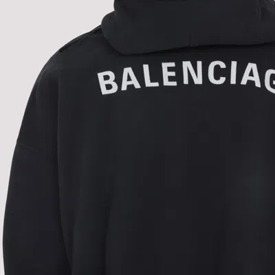 Balenciaga Hybrid Bomber Jacket With Side Flap Pockets In Black