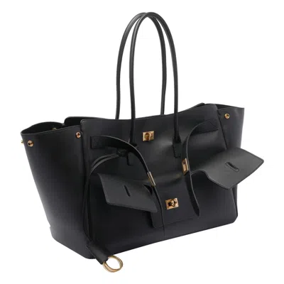 Balenciaga All Day Croco Leather Shoulder Bag