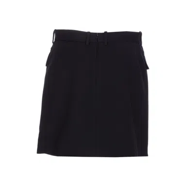Balenciaga Skirts With Belt Loops And Front Pockets In Black
