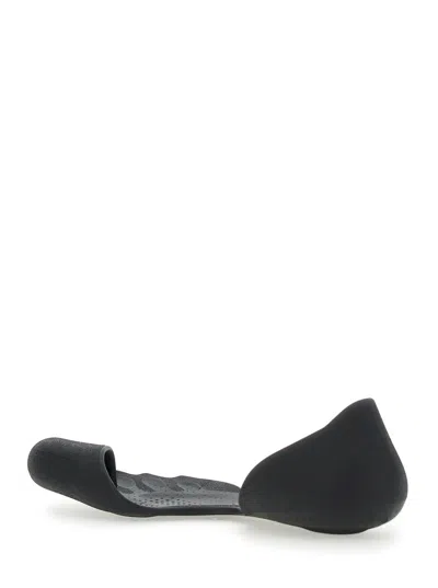 Balenciaga Anatomical Zero Rubber Slippers In Black