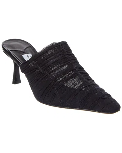 Jimmy Choo Lotta 65 Ruched Tulle Mules In Black