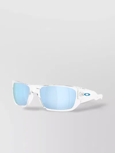 Oakley Sunglasses With Flat Brow And Rectangular Shape In White