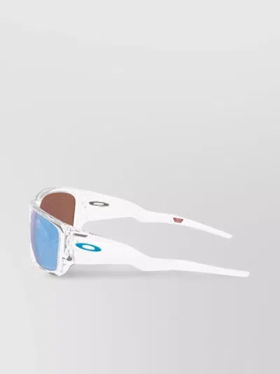 Oakley Sunglasses With Flat Brow And Rectangular Shape In White