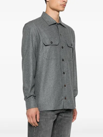 Brunello Cucinelli Wool Shirt Long Sleeves