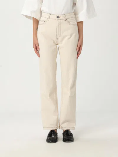 Ami Alexandre Mattiussi Jeans Ami Paris Woman Color White In Neutral