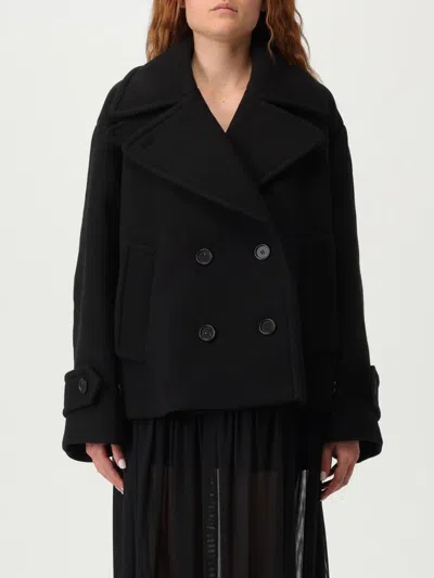 Chloé Double-breasted Jacket With Peaked Lapels In Black