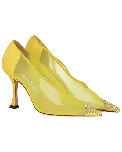 Jimmy Choo Nicole 90 Mesh Heel In Multi