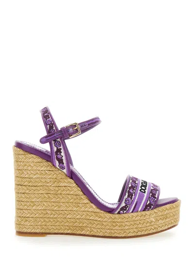 Dolce & Gabbana Sandals In Purple
