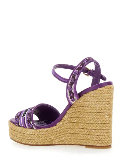 Dolce & Gabbana Sandals In Purple