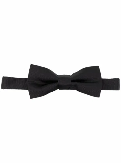 Dsquared2 Black Monochrome Papillon With Snap-fit Fatening