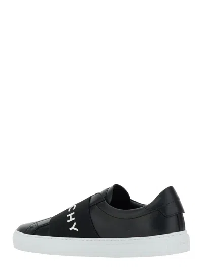 Givenchy Leather Sneakers In Black