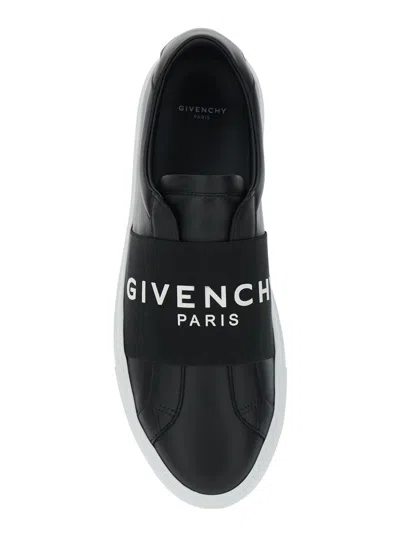 Givenchy Leather Sneakers In Black