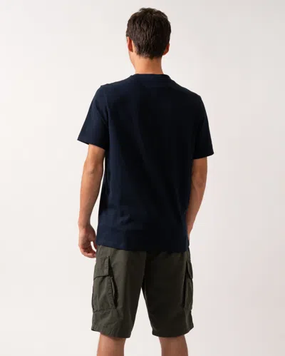 Tommy Hilfiger Americana Monotype Flag Box Mens T Shirt In Black