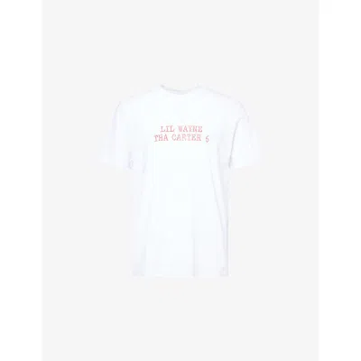 Summer Of Sound Mens White Great Rapper Alive Crewneck Cotton T-shirt Xl