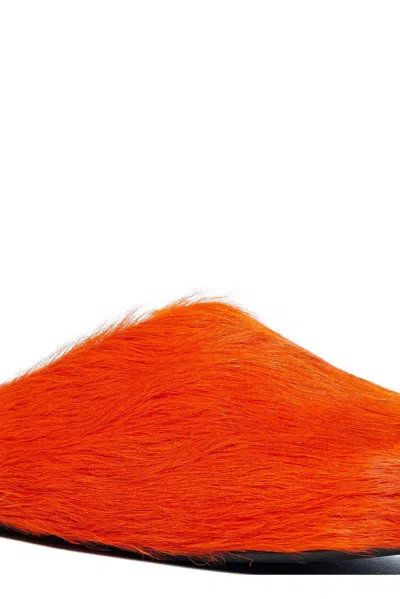 Marni Fussbett Sabot In Orange