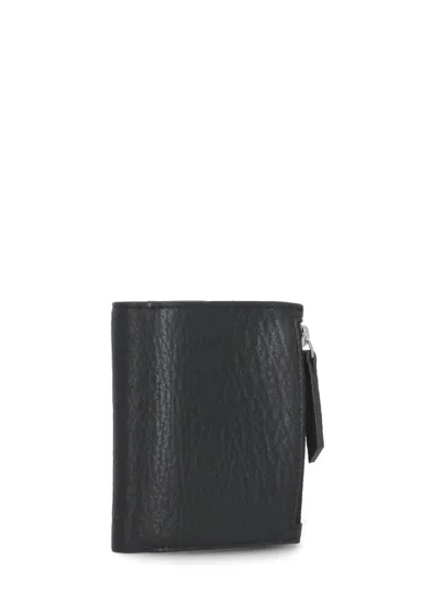 Maison Margiela Flap Wallet In Black