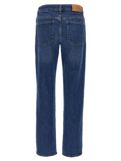 7 For All Mankind Calie Ankle Straight Leg Jeans In Multi