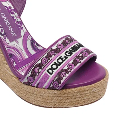 Dolce & Gabbana Sandals In Purple