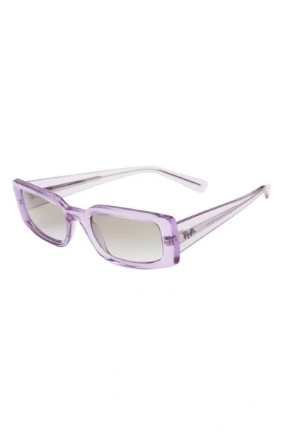 Ray Ban Ray-ban Kiliane 54mm Gradient Pillow Sunglasses In Purple