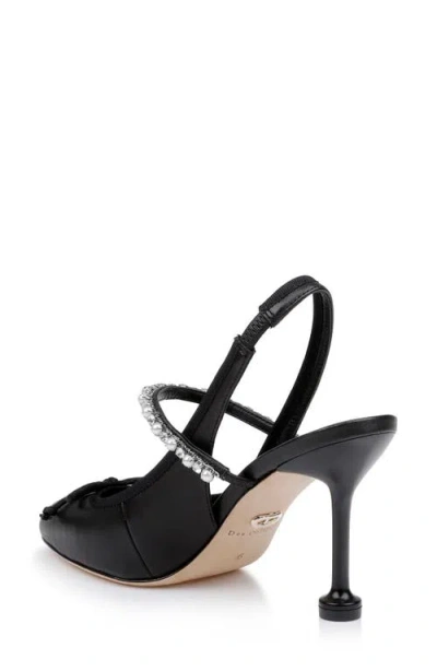 Dee Ocleppo Houston Slingback Pump In Black Leather