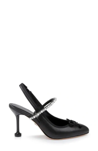 Dee Ocleppo Houston Slingback Pump In Black Leather