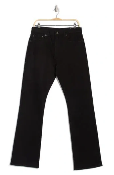 Rag & Bone Fit 4 Authentic Stretch Straight Leg Jeans In Black