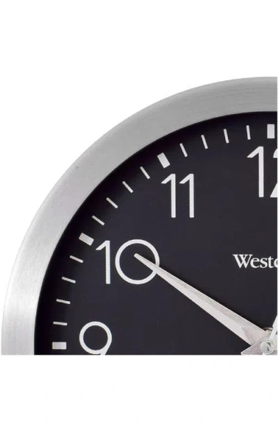 Westclox Aluminum Wall Clock