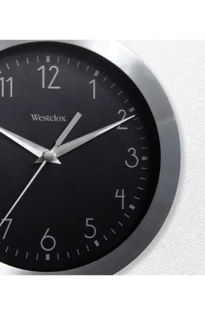 Westclox Aluminum Wall Clock