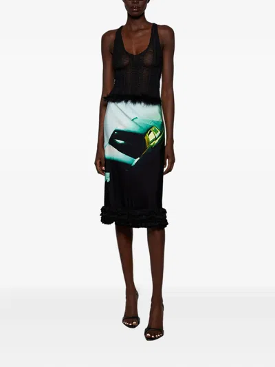 Roberta Einer Knitted Top In Black