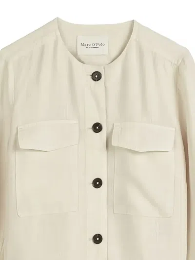 Marc O'polo Button-front Jacket In Neutral