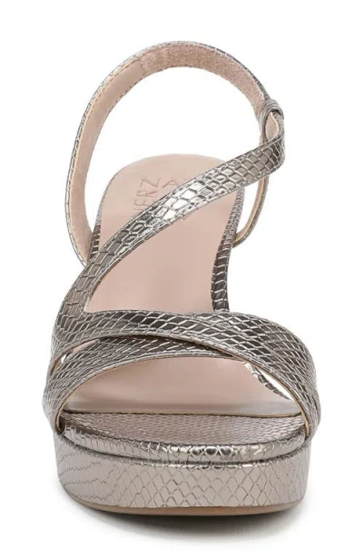 Naturalizer Women's Abby Open Square Toe Platform Dress Sandals In Gray