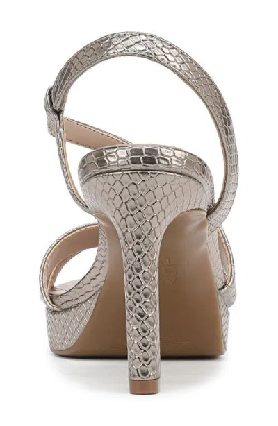 Naturalizer Women's Abby Open Square Toe Platform Dress Sandals In Gray