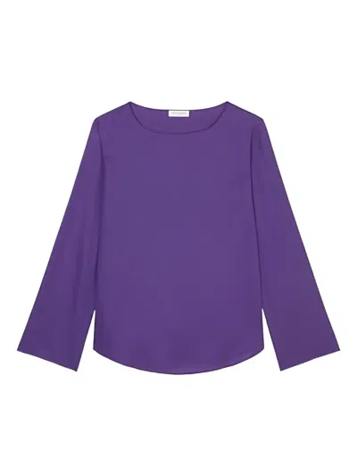 Marc O'polo Bell-sleeve Blouse In Purple