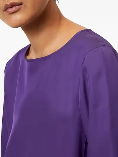 Marc O'polo Bell-sleeve Blouse In Purple