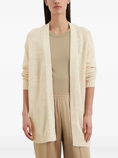 Marc O'polo Open-front Cardigan In Neutral