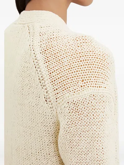 Marc O'polo Open-front Cardigan In Neutral