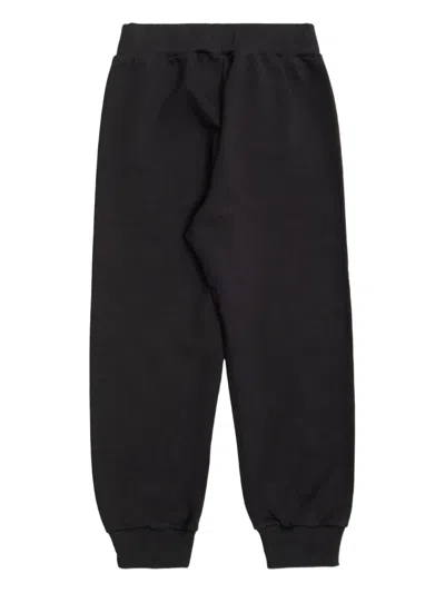 Balmain Logo-patch Track Pants In Black