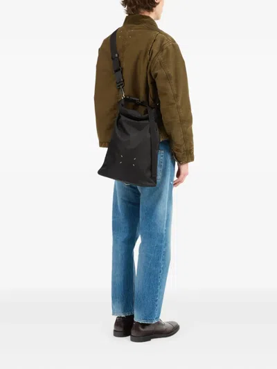Maison Margiela High-tech Roll-up Backpack In Black
