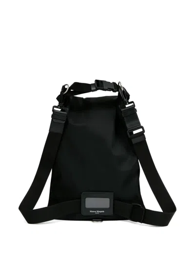 Maison Margiela High-tech Roll-up Backpack In Black