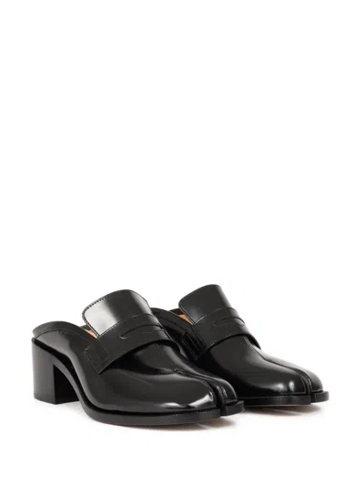 Maison Margiela Tabi City Loafer Mule Woman Black In Multi