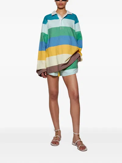 Marrakshi Life Striped Drawstring Shorts In Multi