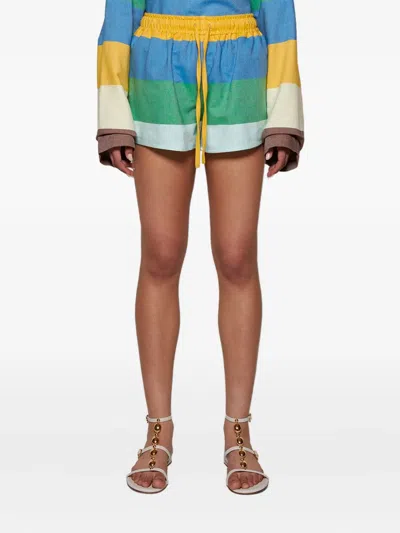 Marrakshi Life Striped Drawstring Shorts In Multi