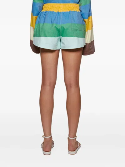 Marrakshi Life Striped Drawstring Shorts In Multi