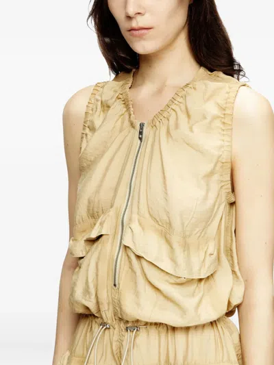 Diesel D-resden Mini Dress In Yellow