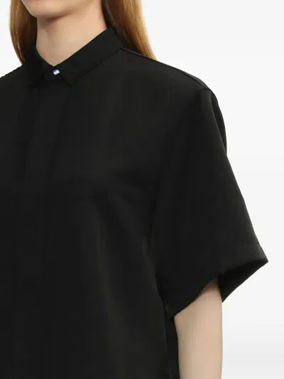 Ader Error Short-sleeve Collared Shirt In Black