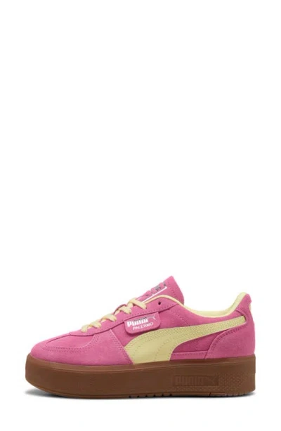 Puma Palermo Elevata Platform Sneaker In Pink