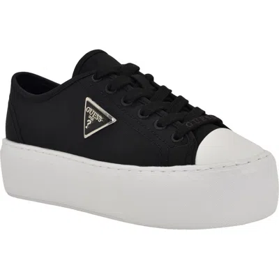 Guess Joezi Platform Sneaker In Black