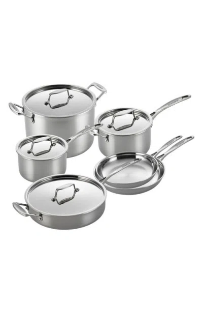 Scanpan Fusion 5 10-piece Cookware Set In Metallic