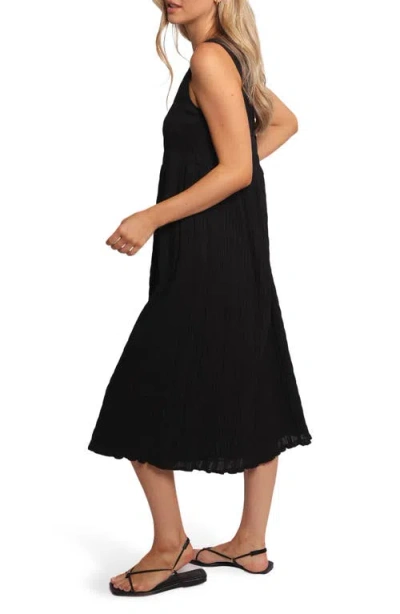 Petal And Pup Petal & Pup Sam Stretch Cotton Button-up Midi Dress In Multi